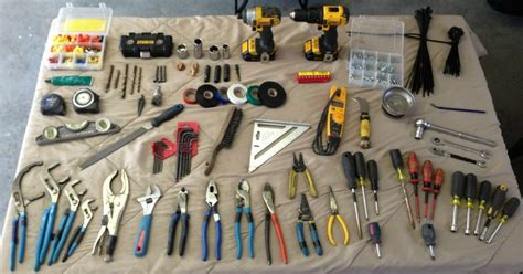 electrical tool box list|residential electrician tool list.